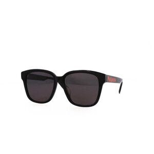 YK01177 Alexander McQueen Womens Square/Rectangle Black Black Grey Fashion Desig